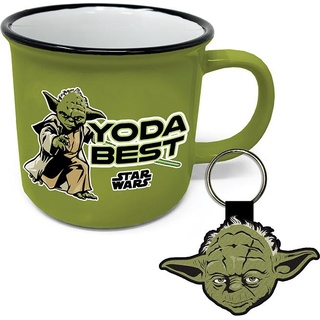 Pyramid, Tasse, Star Wars Yoda Bestes Geschenkset aus Tasse und Schlüsselanhänger