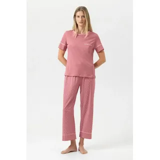 MEY Crochet Dots Pyjama Rosa 42
