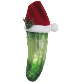 Krebs Glas Lauscha Krebs Lauscha Weihnachtsgurke 14cm