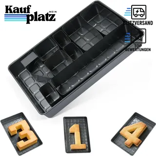 Backformen Set Zahlen Buchstaben Verstellbar Aluminium Antihaft DIY Backen