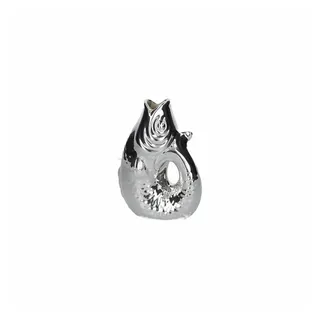 Giftcompany Monsieur Carafon Vase/Karaffe Fisch XS Silber 0,2l