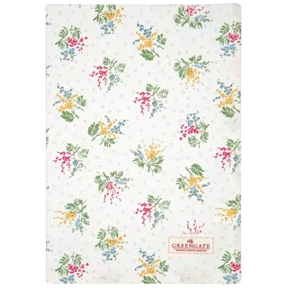 GreenGate - Geschirrtuch/Tea Towel Mira White - LxB : 70 x 50 cm - 100% Baumwolle