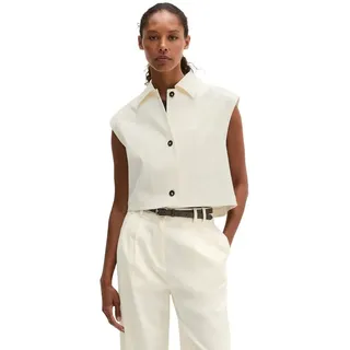 Marc O'Polo Anzugweste aus Baumwoll-Twill-Stretch weiß M (38)