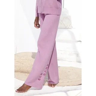 Strickhose ELBSAND "-Loungehose" Gr. 32/34, N-Gr, rosa Damen Hosen Strandhosen mit weitem Bein, Loungewear Bestseller