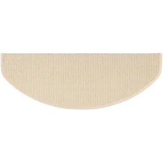 OTTO home Stufenmatte Natur, halbrund, Höhe: 8 mm, 100% Sisal, große Farbauswahl, selbstklebend, auch als Set 15 Stück beige