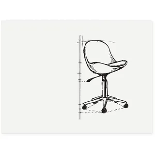Legamaster Board-Up Whiteboard – weiß – 75 x 100 cm - rahmenlose Magnettafel aus lackiertem Stahl inklusive Wandhalterung - trocken abwischbar