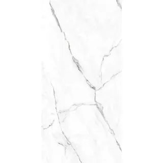 BREUER Duschrückwand »Q72«, 1000 x 2100, Hochglanz Marmor Weiß - weiss