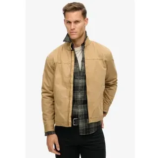 Superdry für Herren. M5011945A Braune klassische Harrington-Jacke (XL), Lässig, Bio-Baumwolle, Nachhaltig
