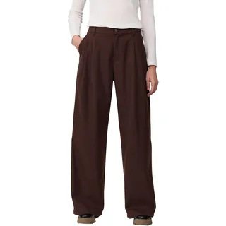 s.Oliver Flanell-Hose mit Bundfalten und weitem Bein - 38