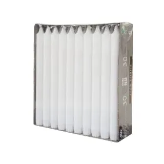 Papstar Kronkerzen, Ø 2,2 cm, weiss, aus 100 % Stearin