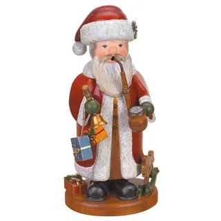 Hubrig Volkskunst Zschorlau Erzgebirge Räuchermann Weihnachtsmann 35 cm