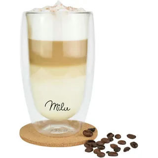 MILU Latte Macchiato Gläser XXL 450,0 ml, 2 St.