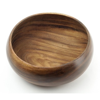 Levandeo® Dekoschale, Holzschale Akazie 15x4,5cm rund Holz Schale Obstschale Deko 15 cm