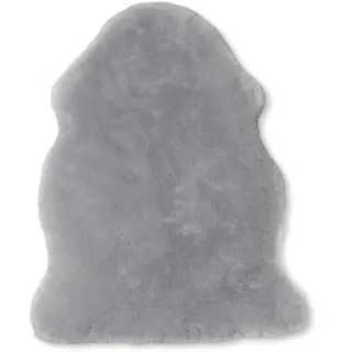Ibena Parkano Baby Lammfell grau – kuschelweiches Schaffell verschiedene Größen, Naturfell ökologisch gegerbt ca. 60-70 cm
