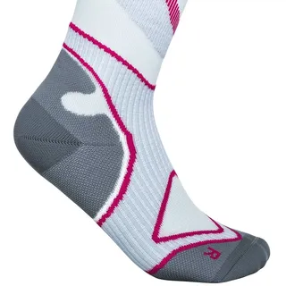 Bauerfeind Run Performance Kompressionsstrümpfe 1 Paar Weiß/Pink 35-37