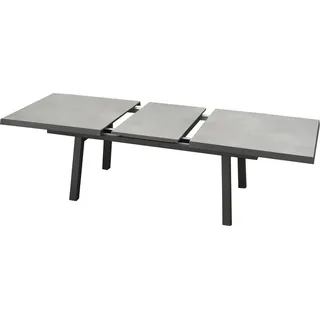 bellavista - Home&Garden® Gartenmöbel-Set Ontario 2 Ausziehtisch 6 Hochlehner Anthrazit - Grau