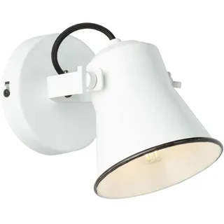 Brilliant Wandspot Croft weiß Landhaus stil E27 max. 18W schwenkbar