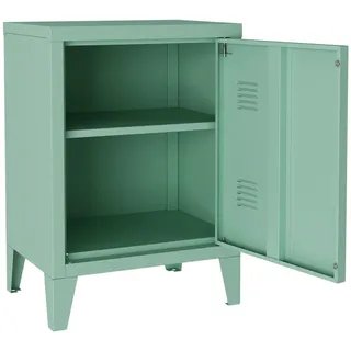 [en.casa] Nachtschrank Inari 57 x 40 x 30 cm Pastellgrün
