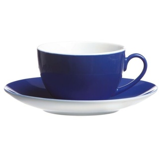 4-teiliges Kaffeetassen-Set »Doppio«, inkl. Untertassen blau, Ritzenhoff & Breker, 10x6x10 cm