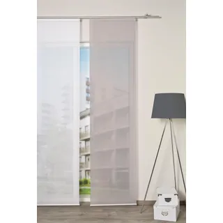 VISION S Schiebegardine ROM (1 St), Paneelwagen, halbtransparent, HxB: 260x60, Schiebevorhang Bambusoptik Digitaldruck braun