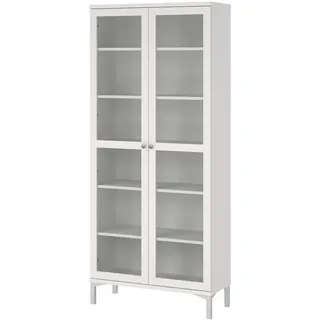 Home Affaire Vitrine Roma 89 x 36,3 x 202,8 cm Weiß