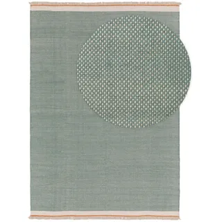 benuta pop Wollteppich Karla Mint 80x120 cm - Naturfaserteppich aus Wolle