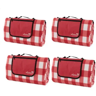 eGenuss Picknickdecke 200 x 200 cm rot