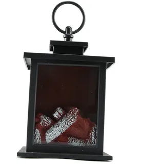 Led-flammenlaterne, Trendige Retro-hängelampe Für Weihnachtsdekoration, Quadratische Flammenlampe, M