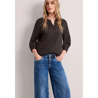 STREET ONE Bluse Langarm espresso braun 42
