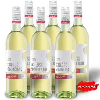 Peter Mertes Weinkellerei Schloss Sommerau alkoholfreier Weißwein 0,75l - 6er Karton