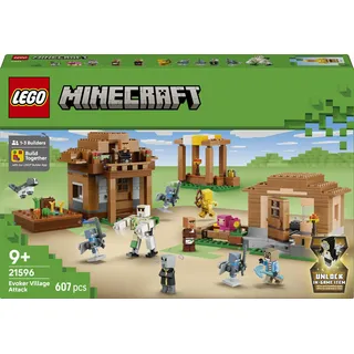 LEGO Minecraft Angriff des Magiers auf das Dorf 21596