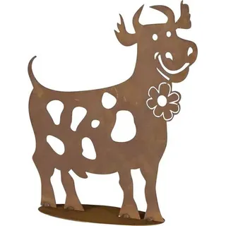 Siena Garden Lustige Kuh 44 cm Braun