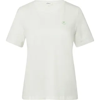 s.Oliver Jersey-T-Shirt Weiß 34