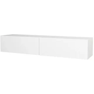 moebel17 Aristo TV-Lowboard 135 x 25 x 31,6 cm Weiß Holz