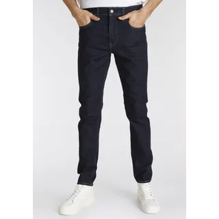 Tapered-fit-Jeans LEVI'S "512 Slim Taper Fit" Gr. 36, Länge 36, blau (dark indigo) Herren Jeans Tapered-Jeans mit Markenlabel