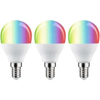 Paulmann LED Tropfen E14 5W RGBW 3er-Pack