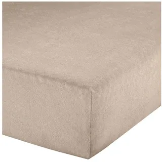 Erwin Müller Spannbettlaken Frottee 90 x 190 - 100 x 200 cm beige