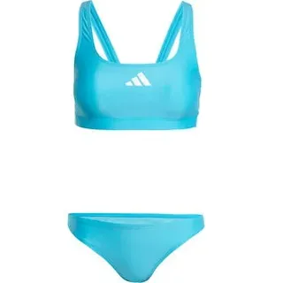 adidas Bikini 3-Streifen V-Back Damen Türkis 34