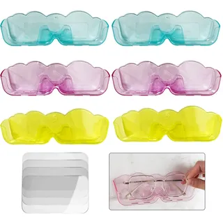YouXiaor Brillenhalter Wand,6PCS Brillenaufbewahrung,Brillenablage Selbstklebend Sonnenbrillen Aufbewahrung Organizer Hängend Brillenständer Wandmontage für Schlafzimmer Schreibtisch Nachttische