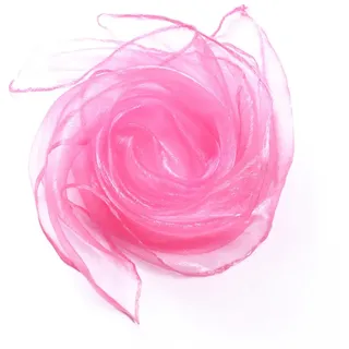 10 Stück 60cm Chiffontücher,Seidentücher Zaubertücher Square Jongliertücher,Kinder Spieltücher Tanz Tücher Set Performance Seide Schals für Aktivitäten Zubehör Dekoration,Rosa