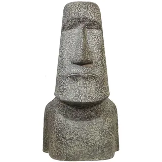 Oriental Galerie XXL Steinfigur Osterinsel Moai Skulptur Lavasand Bali Tiki Garten Hawaii 100 cm