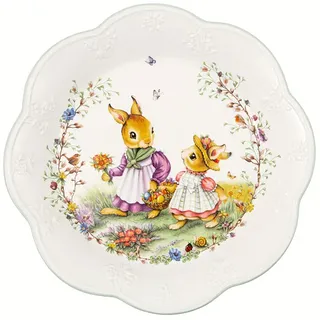 Villeroy & Boch Spring Fantasy Schale groß, Blumenwiese grün,weiß