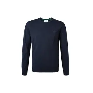 LACOSTE Herren Pullover blau unifarben, blau, Herbst/Winter 2025/2026