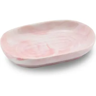 Seifenschale Aus Keramik, Rutschfeste Seifenschale Aus Marmor, Seifenschale Für Badezimmer, Massive Seifenschale Für Küche, Badewanne, Waschbecken Und Dusche (rosa)