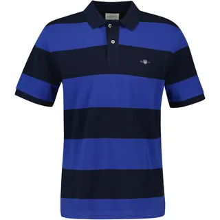 GANT BLOCK STRIPE POLO blau L