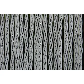 La Tenda Insektenschutz-Vorhang Türvorhang LUCCA 3 Streifenvorhang weiß, 100 x 230 cm, PVC - Länge und Breite individuell kürzbar weiß 100 cm x 230 cm