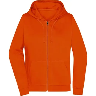 James & Nicholson Damen Kapuzen Sweatjacke JN755 orange XL