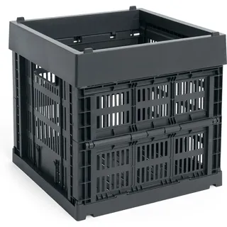 HAY Aufbewahrungsbox Colour Crate Cube 29,5 x 29,5 cm 1-tlg. grau