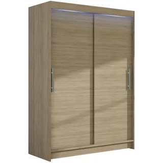 Mirjan24 Schiebetürenschrank Miami I 120 x 200 x 58 cm Beige
