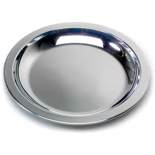 Basic Nature Edelstahlteller Ø23,5 cm grau